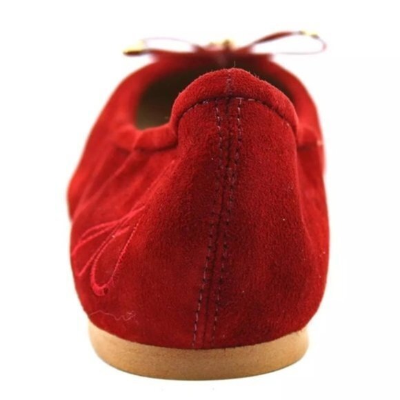 Sam Edelman FELICIA red suede leather ballet flats - Picture 5 of 8